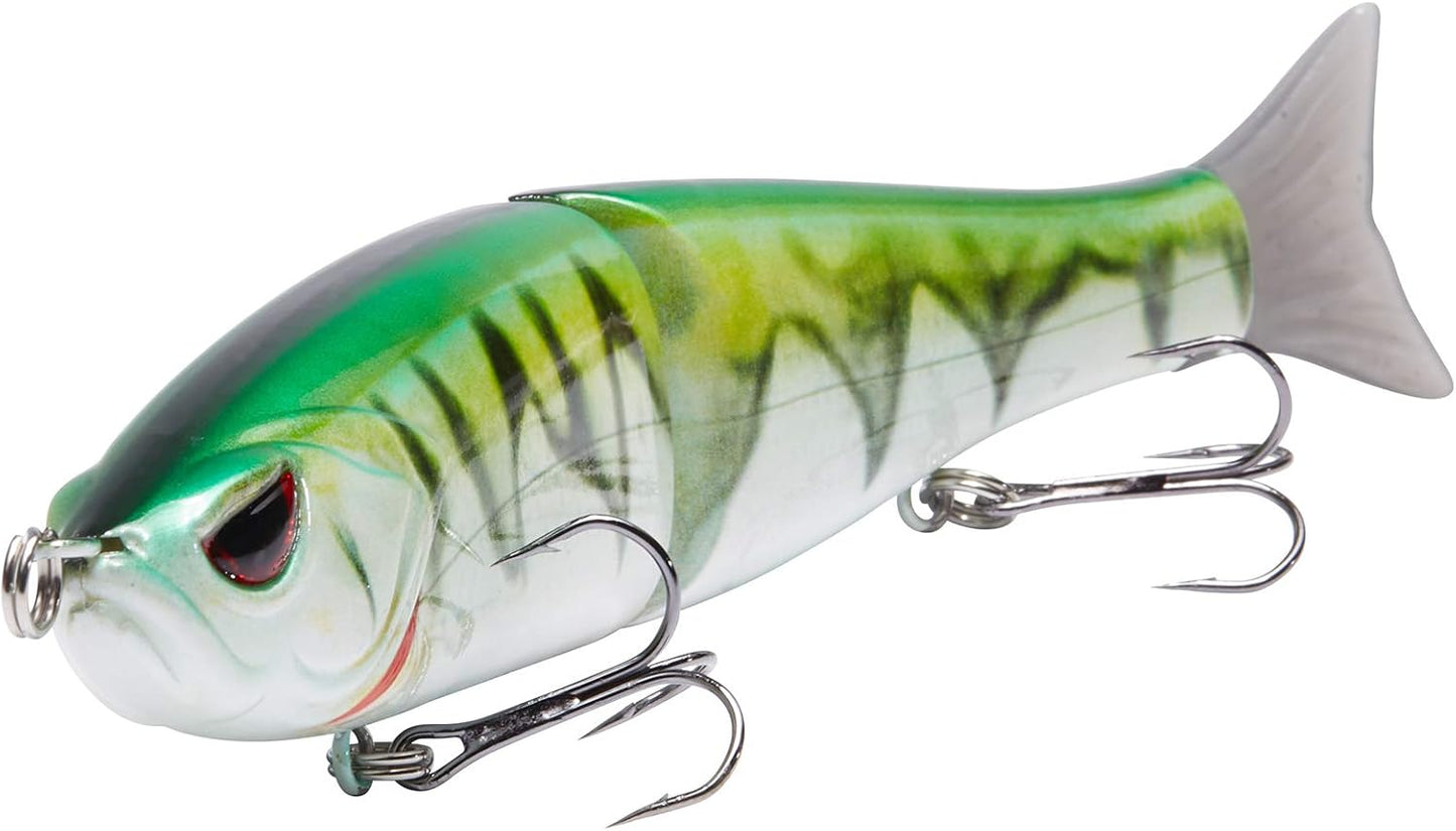 Bassdash SwimShad Glide Baits Jointed Swimbait Bass Pike Salmon Trout Muskie Fishing Lure