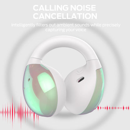 Monster Wireless Earbuds,Bluetooth 5.4 Clip-On Earbuds with HiFi Stereo,Open Ear Headphones with ENC Clear Call,21H Playtime,Fast Charge,Touch Control,IPX6 Waterproof Wireless Headphones for Sport