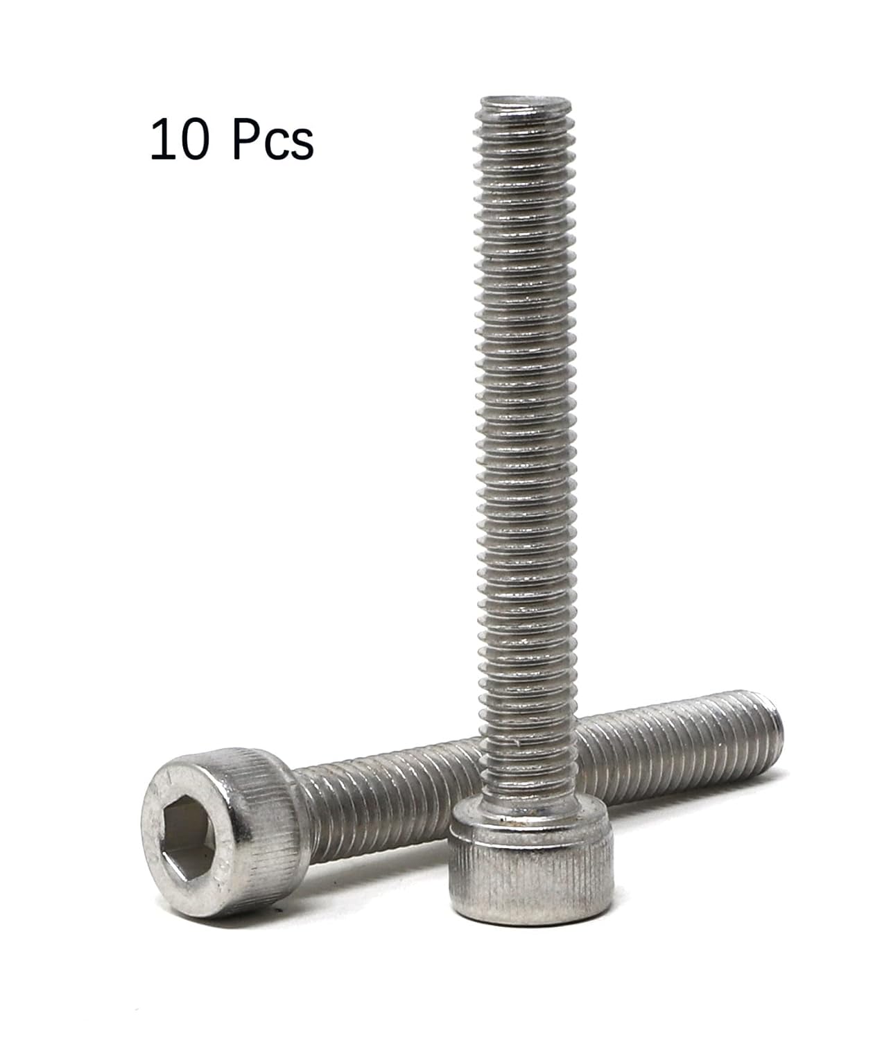 iexcell 25 Pcs M6 x 20mm Thread Pitch 1 mm Stainless Steel 304 Hex Socket Head Cap Screws Bolts Kit