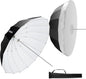 NEEWER 71"/180cm Parabolic Reflective Umbrella Photography with White Inner, Soft Lighting with Diffuser Cover, Bag, Quick Fold for Camera Photo Studio Video Light Shooting Monolight Flash, NS4U