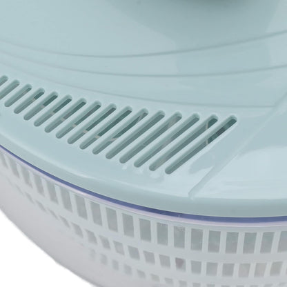 Salad Spinner Lettuce Washer with Drain Bowl Colander Handle, Veggie Dryer Fruit Washer Drainer for Cleaning Drying Greens Vegetables Fruits(Blue)