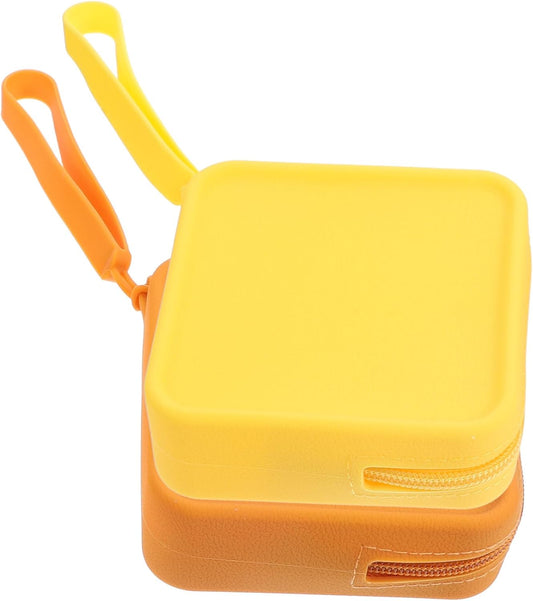 YARNOW 2pcs Silicone Dog Treat Bag Portable Dog Training Treat Pouch for Walking Accessories