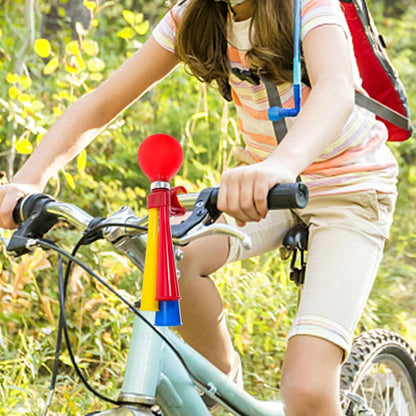 Toddmomy 3Pcs Bugle Horn Retro Clown Horn Kids Bike Horn Squeeze Clown Horn Loudspeaker Snail Air Horn Handlebar Accessories for Vehicles Bicycles Golf Cart