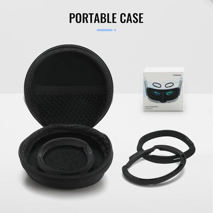 Hibloks Glasses Spacer for Meta/Oculus Quest 3, Prevent Myopia Glasses and VR Lenses from Scratching Each Other. VR Lens Protection Accessories with Magnetic Frame and Silicone Anti-Scratch Ring
