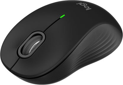 Logitech Signature M650 L Full Size Wireless Mouse - For Large Sized Hands, 2-Year Battery, Silent Clicks, Customizable Side Buttons, Bluetooth, for PC/Mac/Multi-Device/Chromebook - Black