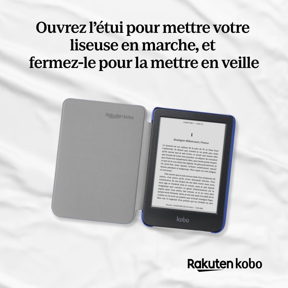 Kobo Clara Colour/BW SleepCover Case | Butter Yellow | Sleep/Wake Technology | Built-in 2-Way Stand | Vegan Leather | Compatible with 6” Kobo Clara Colour/BW eReader