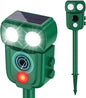 Cusbus Ultrasonic Animal Repellent Outdoor, Waterproof, Solar Power, Green
