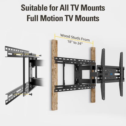 Mounting Dream Universal TV Wall Mount Extension Bracket for TV Wall Plate, Fitting 16" - 24" Wood Stud and Easy Centering TV in Position, Max Loading Capacity of 154 LBS MD5232