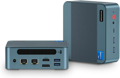 BOSGAME Mini PC P2 Pro, Intel i9-12900H (14C/20T,up to 5GHz) 32GB DDR5 RAM 1TB PCIe Gen 4 NVMe SSD Mini PC, 1x Thunderbolt 4 Port, 2X 2.5G LAN Ports,4K Triple Display, WiFi 6E, Bluetooth 5.2