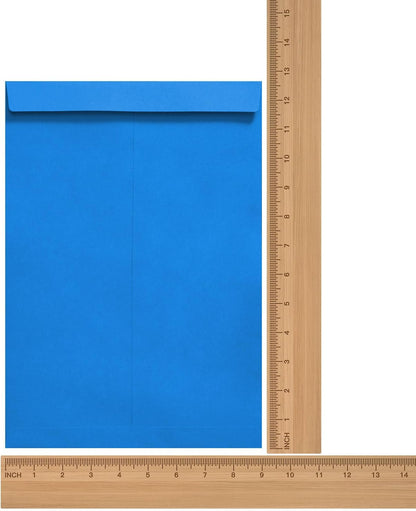 Tanshuqin 9" x 12.75" Self-Seal Catalog Envelopes 32lb Kraft Envelopes for Invitation Cards, Organizing and Storage, Pictures, Photos, Documents (100 PCS)