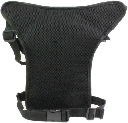 Motorcycle Drop Leg Bag Nylon Waist Pack for Men Women Travel Hiking Tactical Cycling Bike Ride Riding Crossbody Shoulder Fanny Pouch