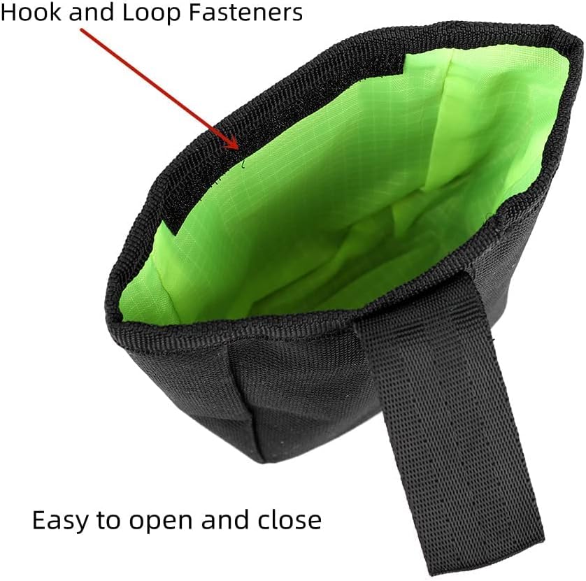 2 Pcs Dog Treat Pouch Pet Trainning Waist Bag Portable Food Snack Small Item Storage Holder Bag Hook Design Pet Training Reward Pouch Bait Sack Mini Doggie Puppy Bird Snack Carrier Container Pockets