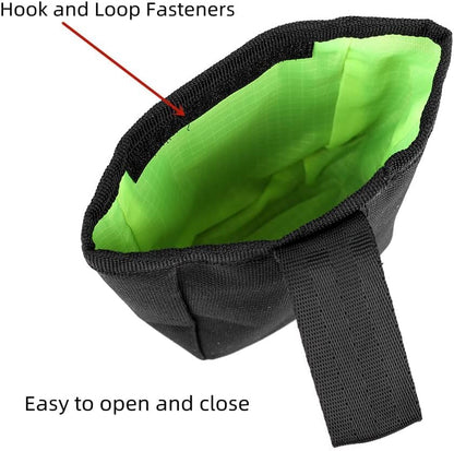 2 Pcs Dog Treat Pouch Pet Trainning Waist Bag Portable Food Snack Small Item Storage Holder Bag Hook Design Pet Training Reward Pouch Bait Sack Mini Doggie Puppy Bird Snack Carrier Container Pockets