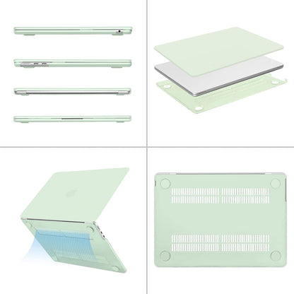 MOSISO Compatible with MacBook Air 13 inch Case 2025 2024 2023 2022 M4 A3240 M3 A3113 M2 A2681, Plastic Hard Shell&Keyboard Cover&Screen Film&Pouch for MacBook Air 13.6 inch Case, Crystal Clear
