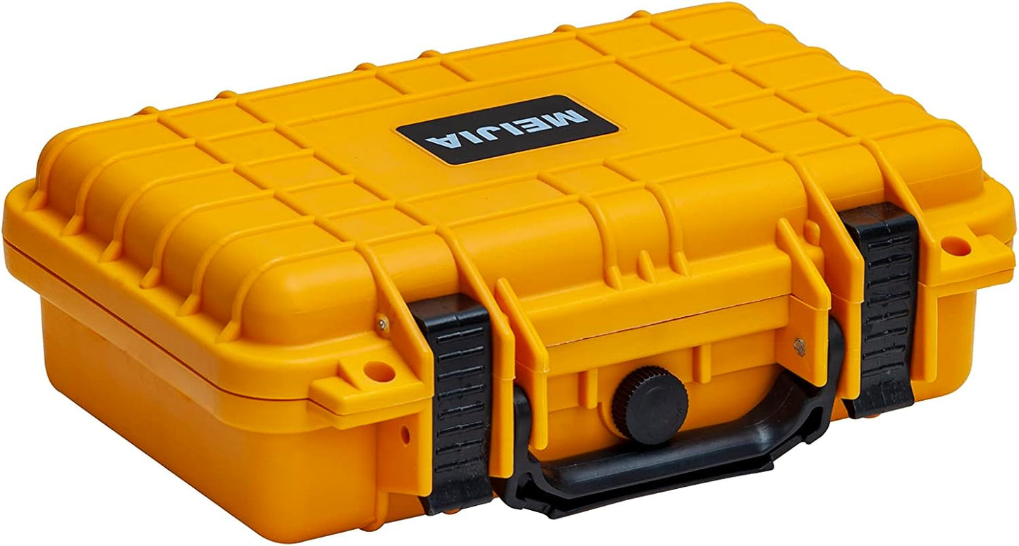 MEIJIA Portable All Weather Waterproof Protective Hard Case,Camera Case with Customizable Fit Foam,Fit use of Drones,Camera, Equipments, 11.65 x8.35x3.78inches