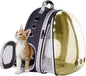 WEVONIGU Front Expandable Cat Backpack Carrier,Fit up to 16 lbs,Pet Carrier Backpack,Space Capsule Astronaut Bubble Window Bag,Cats and Puppies,Airline-Approved,Designed for Travel,Hiking,Walking