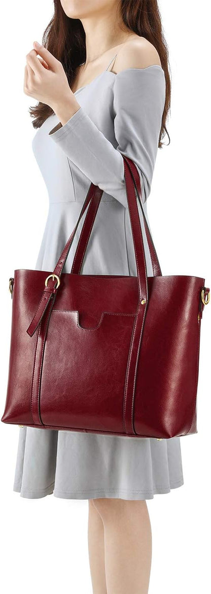 Purilite Select Women’s Vintage Leather Tote Bag