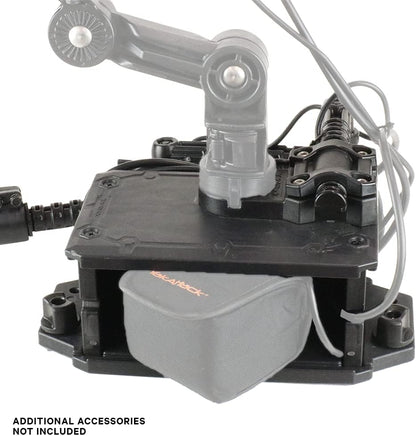 YakAttack CellBlok with Switchblade Transducer Arm | Track-Mounted Battery Box & Adjustable Fish Finder Mounting System for Kayaks | No-Drill, Easy Install | Made in USA