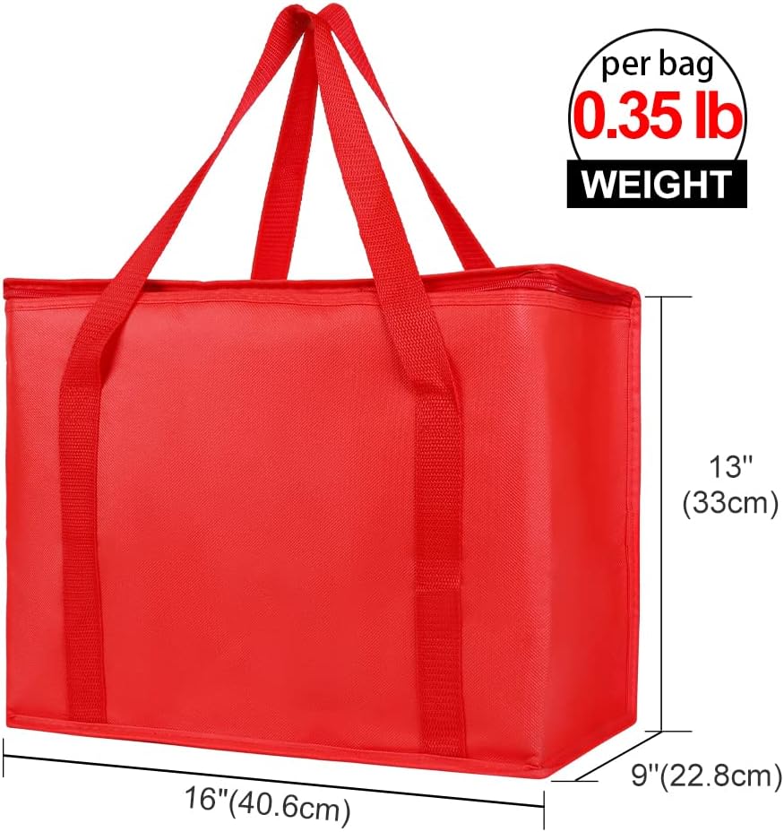 Purilite Select™ Insulated Food Delivery Bag – Extra Large Thermal Carrier for Hot &amp; Cold Food Transport