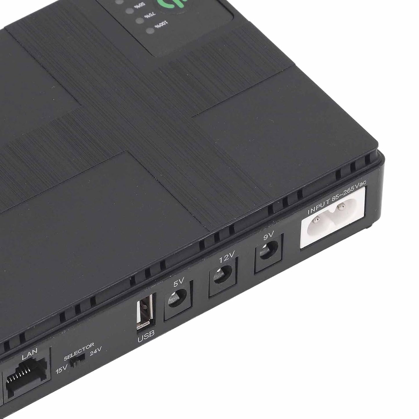 10400mAh Mini UPS Battery Backup, 5V 9V 12V 2A POE Uninterruptible Power Supply, Compact Basic Standby UPS System for Camera Router LED Light Modems Speaker, 85-265V (US Plug)
