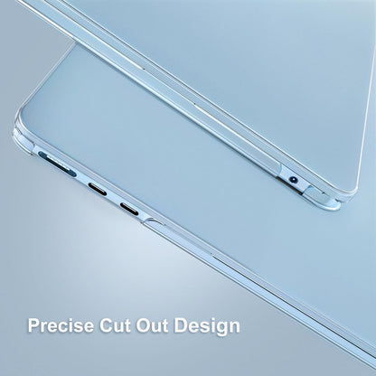 MOSISO Compatible with MacBook Air 13 inch Case 2025 2024 2023 2022 M4 A3240 M3 A3113 M2 A2681, Plastic Hard Shell&Keyboard Cover&Screen Film&Pouch for MacBook Air 13.6 inch Case, Crystal Clear