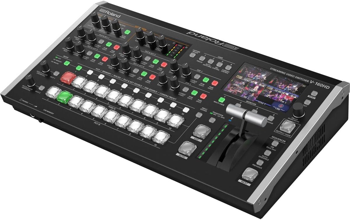 Roland Professional Hybrid V-160HD Streaming Video/Audio Switcher (V-160HD)