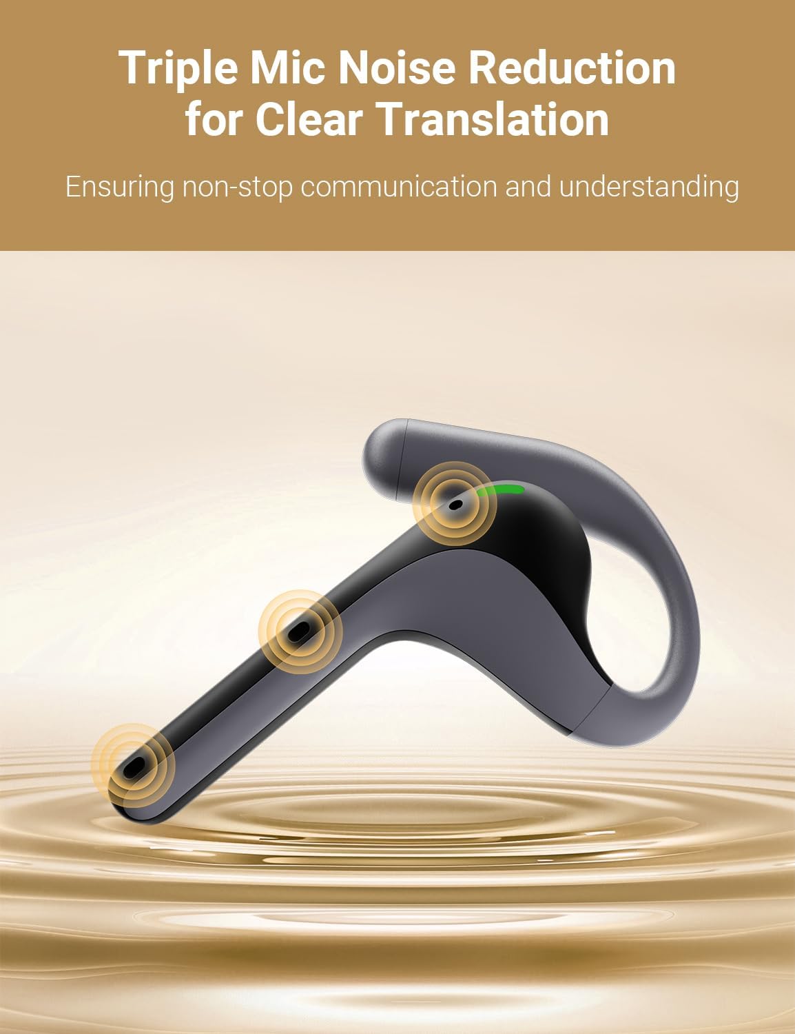 Timekettle W4 Pro AI Interpreter Earbuds,Bidirection Simultaneous Translation,Translator Device Supporting 40 Languages,Translator Earbuds for Call and Video Translation, APP Work with IOS and Android