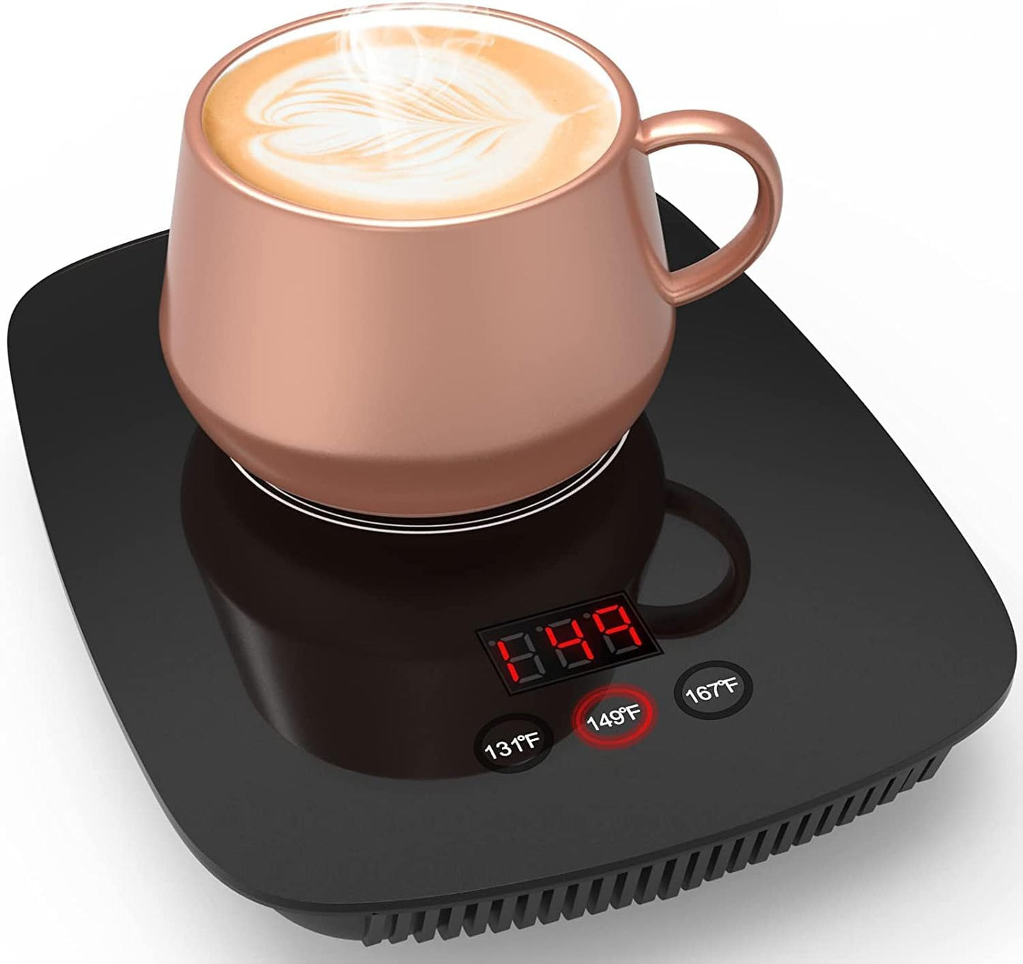 Mug Warmer-Coffee Warmer for Desk auto Shut Off Electric Beverage Warmer Heater for Home,Office (Without Mug) (Black)
