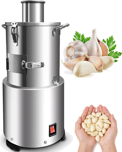 Electric Garlic Peeler Machine, 200W Stainless Steel Commercial