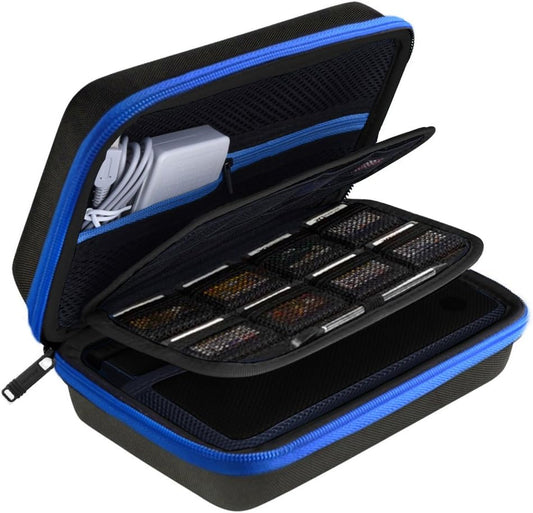 AUSTOR Carrying Case for New 3DS XL, Black and Blue