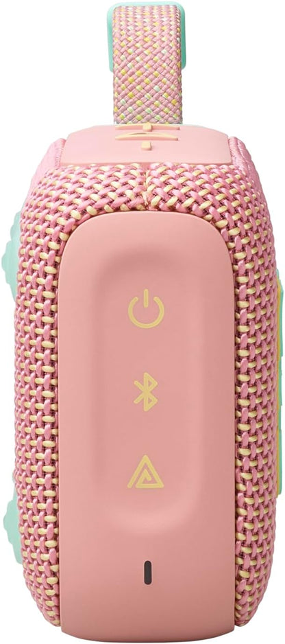JBL Go 4 - Ultra-Portable, Waterproof and Dustproof Bluetooth Speaker, 7-Hour Built-in Battery, Made in Part with Recycled Materials (Purple)