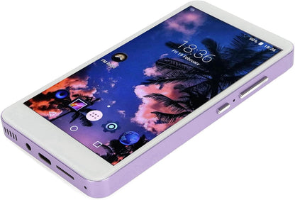 Jectse MP4 Music Player HiFi Sound Connectivity for 5.0 Inch HD Screen Metal Black Sports Enthusiastic (Purple)