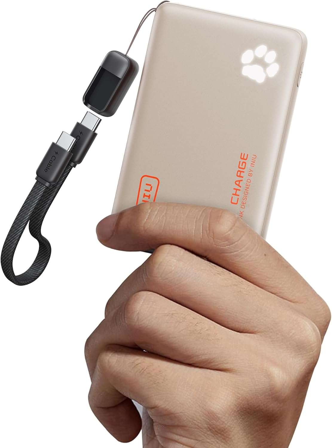 Ultra Slim 45W Fast Charging Power Bank | 10000mAh Portable Charger | USB-C Input Output Battery Pack | Mini Travel Power Bank | Pocket-Size External Battery for Phone and Tablet