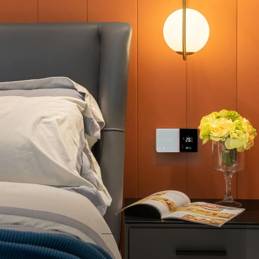 Smart Thermostat, LCD Display Programmable Temperature Controller for Water Floor Heating, Digital Intelligent Wall Thermostat with Timer Working Mode - PuriLite