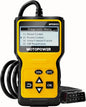 MOTOPOWER MP69033 OBD2 Car Scanner – Engine Fault Code Reader & Diagnostic Scan Tool for All OBD II Vehicles Since 1996, CAN Protocol Support, Yellow - PuriLite