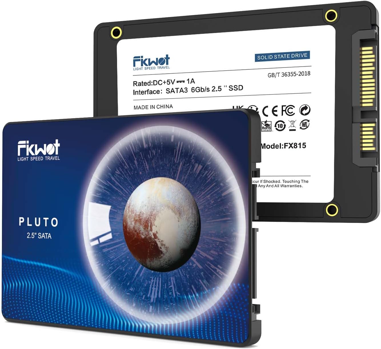 Fikwot FX815 1TB SSD, 2.5" SATA SSD, Internal Solid State Drive, Up to 560MB/s, Compatible with Laptop & PC Desktop