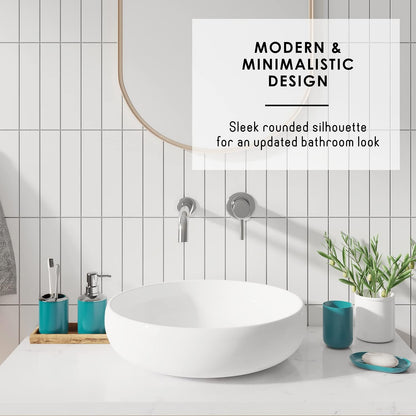 Clara Clark Bathroom Set - Gray Bathroom Accessories Set, Bathroom Sets with Shower Curtain and Rugs, 23PC Shower Curtain Set with Liner, Soap Dispenser, Soap Dish, Toilet Brush Holder, and Trash Can