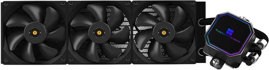 Thermalright Frozen Prism 360 Black AIO Water Cooler,Liquid CPU Cooler, 3×120mm PWM Fans Water Cooling System,1850RPM High Speed,Compatible with AMD/AM4/AM5&Intel LGA1151/1200/2066/1700