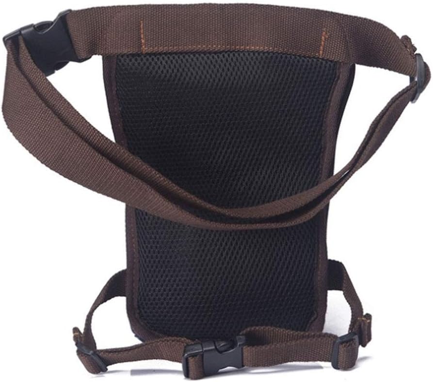Motorcycle Drop Leg Bag Nylon Waist Pack for Men Women Travel Hiking Tactical Cycling Bike Ride Riding Crossbody Shoulder Fanny Pouch