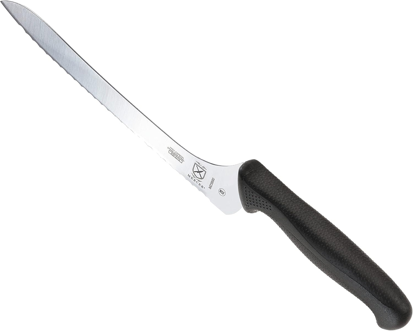 Mercer Culinary M23860 Millennia Black Handle, 8.5-Inch Narrow, Fillet Knife