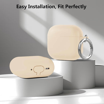 Aircawin for Airpods 4 Case Cover,Shockproof Case for Airpods 4th Generation Case Cover 2024,Premium Silicon Case with Keychain and Cleaing Pen for Airpods 4 Gen, Wireless Earphone Accessories-Blue
