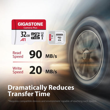 GIGASTONE 512GB Micro SD Card, Gaming Plus, MicroSDXC Memory Card for Nintendo-Switch 1, Wyze, GoPro, Dash Cam, Security Camera, 4K Video Recording, UHS-I A1 U3 V30 C10, up to 100MB/s, with Adapter