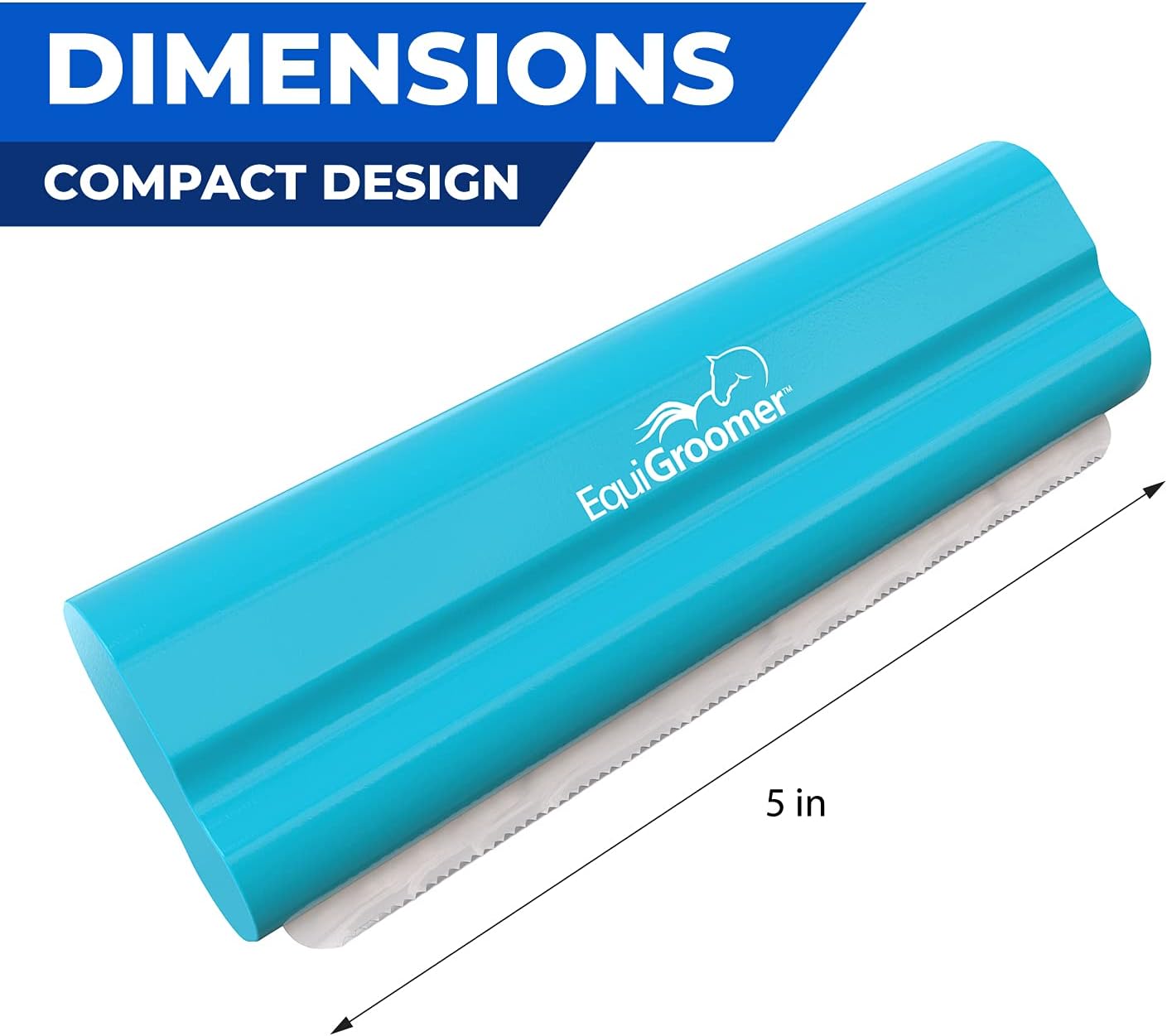 EquiGroomer Deshedding Brush for Dogs and Cats | Undercoat Deshedding Tool for Large and Small Pets | Comb Removes Loose Dirt, Hair and Fur While | Perfect for Short and Long Hair Grooming Shedding