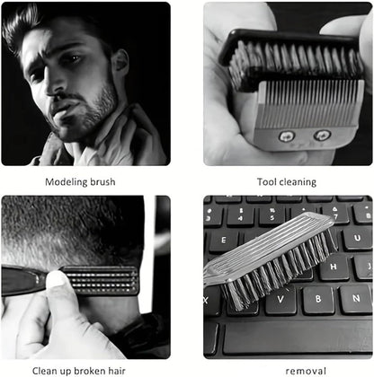 5 Pcs Hair Clipper Neck Dust Removal Brush Set, Bristle Hair Styling Tool,