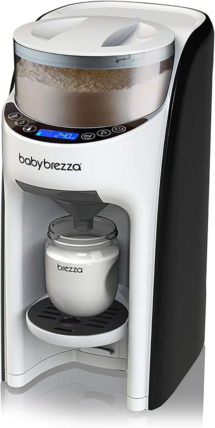 Baby Brezza Formula Pro Advanced Formula Dispenser Machine - Automatically Mix A Warm Formula Bottle Instantly - Easily Make Bottle With Automatic Powder Blending, White