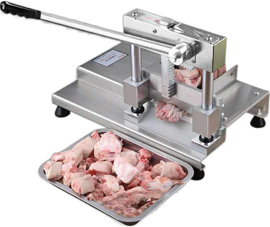 Stainless Steel Manual Bone Guillotine Shears, Commercial Meat Slicer for Cutting Chicken Duck Fish Lamb Bones, Ideal for Pigs Feet Tubular Bones Spareribs