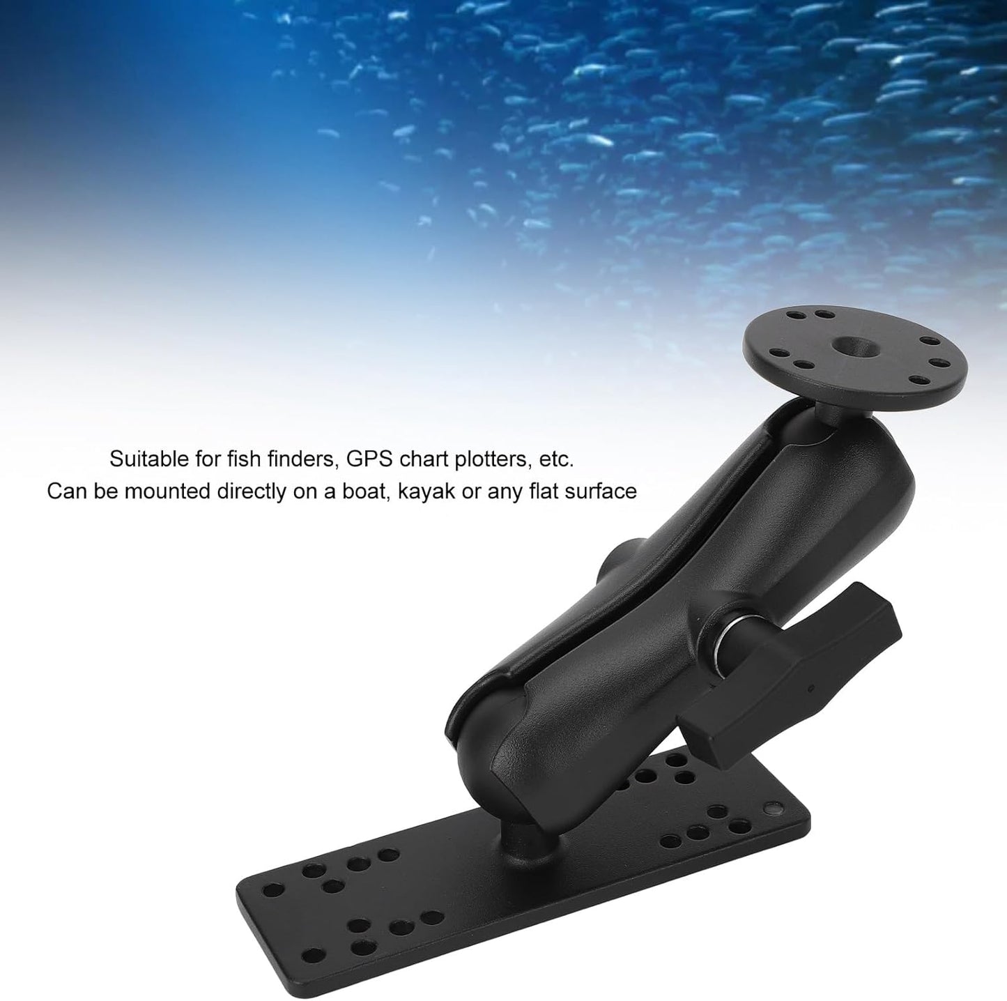 Universal Fish Finder Mount for Lowrance Heavy Duty Marine Electronic Mount Multi Angle View