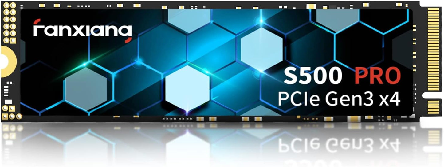 fanxiang S500 Pro M.2 SSD 2TB NVMe 2280 PCIe Gen 3x4 3500MB/s 3D NAND TLC 1200TBW Internal Solid State Hard Drive