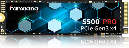 fanxiang S500 Pro M.2 SSD 2TB NVMe 2280 PCIe Gen 3x4 3500MB/s 3D NAND TLC 1200TBW Internal Solid State Hard Drive