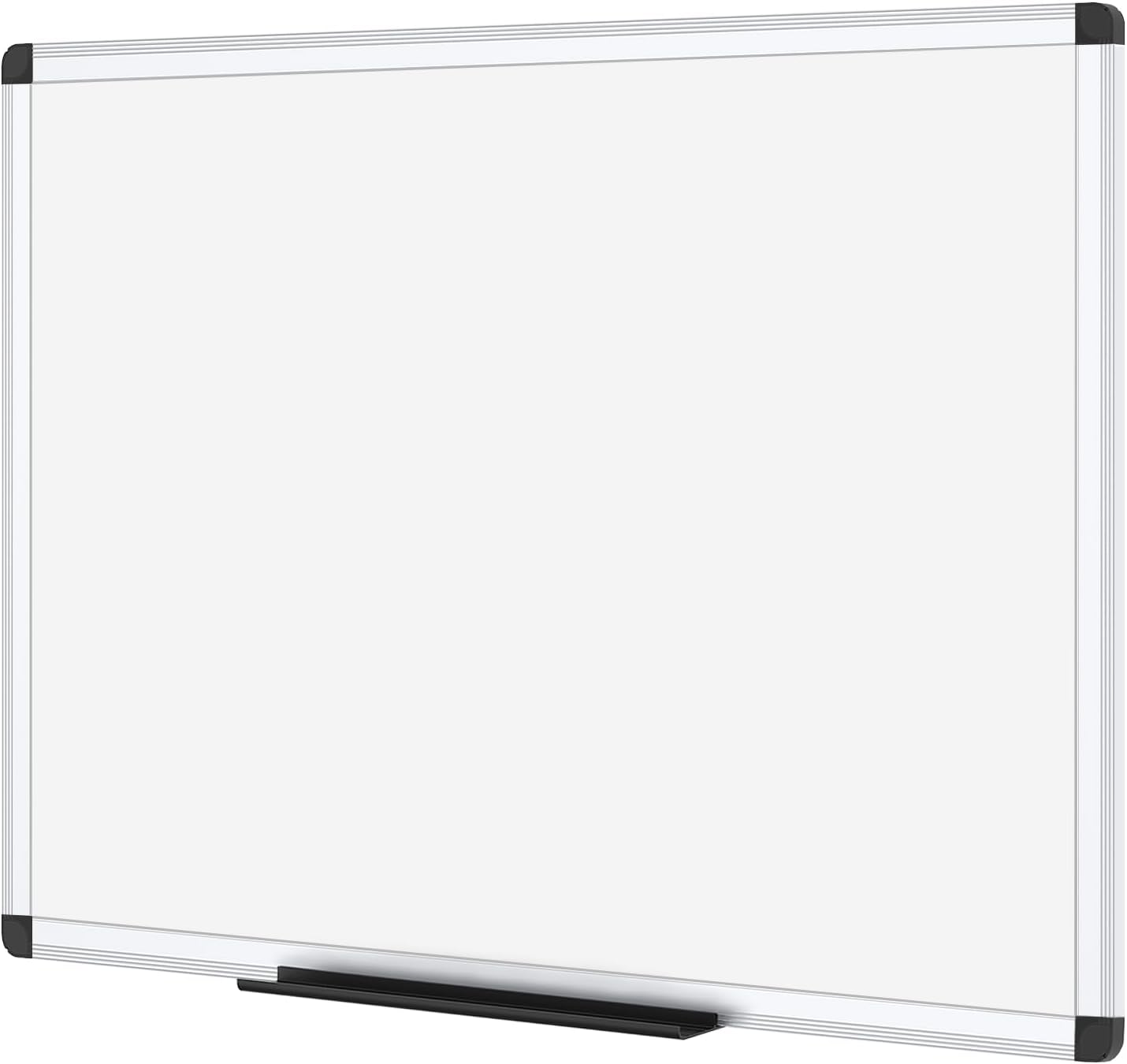 VIZ-PRO Magnetic Whiteboard 24x18 Inches – Dry Erase Board with Aluminum Frame – Wall-Mount Classroom & Office White Board